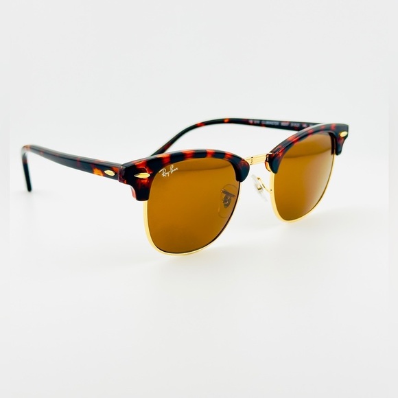 Ray-Ban ClubMaster Sunglasses RB3016 Polished Havana frame B15 Brown Lenses New! main image 13